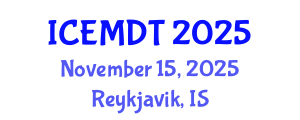 International Conference on Education Media Design and Technology (ICEMDT) November 15, 2025 - Reykjavik, Iceland