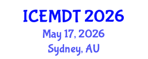 International Conference on Education Media Design and Technology (ICEMDT) May 17, 2026 - Sydney, Australia