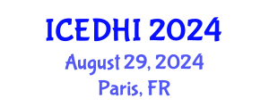 International Conference on Education of the Deaf and Hearing Impaired (ICEDHI) August 29, 2024 - Paris, France
