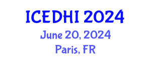 International Conference on Education of the Deaf and Hearing Impaired (ICEDHI) June 20, 2024 - Paris, France