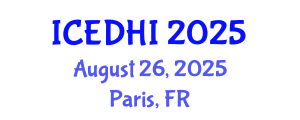 International Conference on Education of the Deaf and Hearing Impaired (ICEDHI) August 26, 2025 - Paris, France