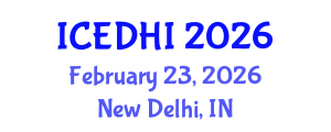 International Conference on Education of the Deaf and Hearing Impaired (ICEDHI) February 23, 2026 - New Delhi, India International Conference on Education of the Deaf and Hearing Impaired (ICEDHI) February 23, 2026 - New Delhi, India