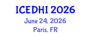 International Conference on Education of the Deaf and Hearing Impaired (ICEDHI) June 24, 2026 - Paris, France