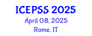 International Conference on Education, Policy and Social Sciences (ICEPSS) April 08, 2025 - Rome, Italy