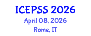 International Conference on Education, Policy and Social Sciences (ICEPSS) April 08, 2026 - Rome, Italy