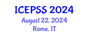 International Conference on Education, Psychology and Social Sciences (ICEPSS) August 22, 2024 - Rome, Italy