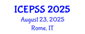 International Conference on Education, Psychology and Social Sciences (ICEPSS) August 23, 2025 - Rome, Italy