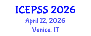 International Conference on Education, Psychology and Social Sciences (ICEPSS) April 12, 2026 - Venice, Italy