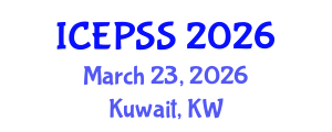International Conference on Education, Psychology and Social Sciences (ICEPSS) March 23, 2026 - Kuwait, Kuwait International Conference on Education, Psychology and Social Sciences (ICEPSS) March 23, 2026 - Kuwait, Kuwait