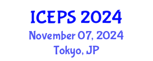 International Conference on Education, Psychology and Society (ICEPS) November 07, 2024 - Tokyo, Japan