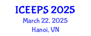 International Conference on Education, Psychology, Economics and Society (ICEEPS) March 22, 2025 - Hanoi, Vietnam