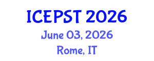 International Conference on Education, Psychology, Society and Tourism (ICEPST) June 03, 2026 - Rome, Italy