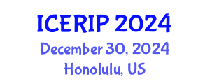 International Conference on Education, Research, and Innovation Policy (ICERIP) December 30, 2024 - Honolulu, United States