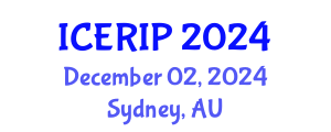 International Conference on Education, Research, and Innovation Policy (ICERIP) December 02, 2024 - Sydney, Australia