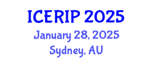 International Conference on Education, Research, and Innovation Policy (ICERIP) January 28, 2025 - Sydney, Australia