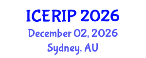 International Conference on Education, Research, and Innovation Policy (ICERIP) December 02, 2026 - Sydney, Australia International Conference on Education, Research, and Innovation Policy (ICERIP) December 02, 2026 - Sydney, Australia