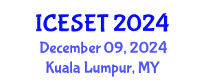 International Conference on Education, Science, Engineering and Technology (ICESET) December 09, 2024 - Kuala Lumpur, Malaysia