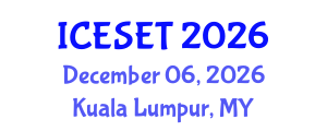 International Conference on Education, Science, Engineering and Technology (ICESET) December 06, 2026 - Kuala Lumpur, Malaysia