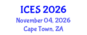 International Conference on Education Studies (ICES) November 04, 2026 - Cape Town, South Africa