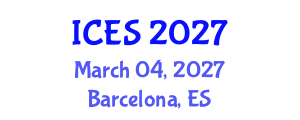 International Conference on Education Systems (ICES) March 04, 2027 - Barcelona, Spain International Conference on Education Systems (ICES) March 04, 2027 - Barcelona, Spain