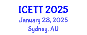 International Conference on Education, Teaching and Technology (ICETT) January 28, 2025 - Sydney, Australia