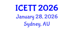 International Conference on Education, Teaching and Technology (ICETT) January 28, 2026 - Sydney, Australia