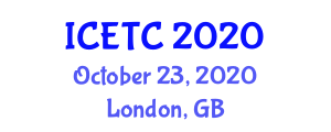 International Conference on Education Technology and Computers (ICETC) October 23, 2020 - London, United Kingdom