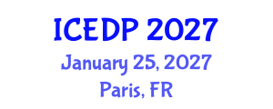 International Conference on Educational and Developmental Psychology (ICEDP) January 25, 2027 - Paris, France International Conference on Educational and Developmental Psychology (ICEDP) January 25, 2027 - Paris, France