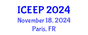 International Conference on Educational and Environmental Psychology (ICEEP) November 18, 2024 - Paris, France