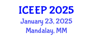 International Conference on Educational and Environmental Psychology (ICEEP) January 23, 2025 - Mandalay, Myanmar