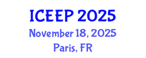 International Conference on Educational and Environmental Psychology (ICEEP) November 18, 2025 - Paris, France