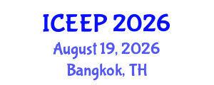 International Conference on Educational and Environmental Psychology (ICEEP) August 19, 2026 - Bangkok, Thailand