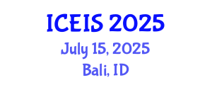 International Conference on Educational and Instructional Studies (ICEIS) July 15, 2025 - Bali, Indonesia