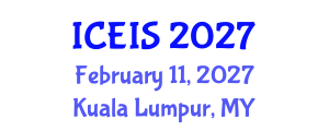 International Conference on Educational and Instructional Studies (ICEIS) February 11, 2027 - Kuala Lumpur, Malaysia International Conference on Educational and Instructional Studies (ICEIS) February 11, 2027 - Kuala Lumpur, Malaysia