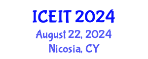 International Conference on Educational and Instructional Technology (ICEIT) August 22, 2024 - Nicosia, Cyprus