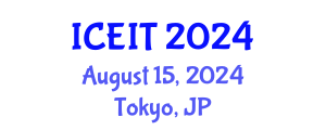 International Conference on Educational and Instructional Technology (ICEIT) August 15, 2024 - Tokyo, Japan