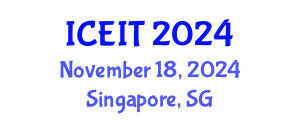 International Conference on Educational and Instructional Technology (ICEIT) November 18, 2024 - Singapore, Singapore