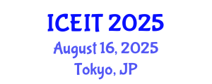 International Conference on Educational and Instructional Technology (ICEIT) August 16, 2025 - Tokyo, Japan