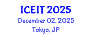 International Conference on Educational and Instructional Technology (ICEIT) December 02, 2025 - Tokyo, Japan