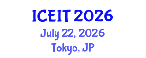 International Conference on Educational and Instructional Technology (ICEIT) July 22, 2026 - Tokyo, Japan