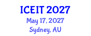 International Conference on Educational and Instructional Technology (ICEIT) May 17, 2027 - Sydney, Australia International Conference on Educational and Instructional Technology (ICEIT) May 17, 2027 - Sydney, Australia
