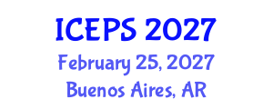 International Conference on Educational and Psychological Sciences (ICEPS) February 25, 2027 - Buenos Aires, Argentina International Conference on Educational and Psychological Sciences (ICEPS) February 25, 2027 - Buenos Aires, Argentina