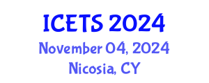 International Conference on Educational and Teaching Systems (ICETS) November 04, 2024 - Nicosia, Cyprus