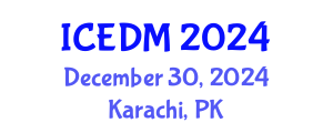 International Conference on Educational Data Mining (ICEDM) December 30, 2024 - Karachi, Pakistan