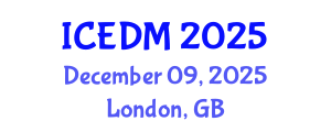 International Conference on Educational Data Mining (ICEDM) December 09, 2025 - London, United Kingdom