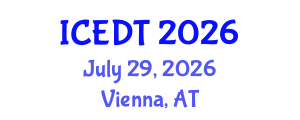 International Conference on Educational Design and Technology (ICEDT) July 29, 2026 - Vienna, Austria