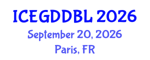 International Conference on Educational Game Development and Game-Based Learning (ICEGDDBL) September 20, 2026 - Paris, France International Conference on Educational Game Development and Game-Based Learning (ICEGDDBL) September 20, 2026 - Paris, France