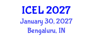 International Conference on Educational Leadership (ICEL) January 30, 2027 - Bengaluru, India International Conference on Educational Leadership (ICEL) January 30, 2027 - Bengaluru, India