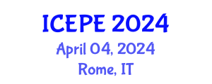 International Conference on Educational Policies and Education (ICEPE) April 04, 2024 - Rome, Italy