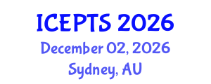 International Conference on Educational Policies and Teaching Strategies (ICEPTS) December 02, 2026 - Sydney, Australia International Conference on Educational Policies and Teaching Strategies (ICEPTS) December 02, 2026 - Sydney, Australia
